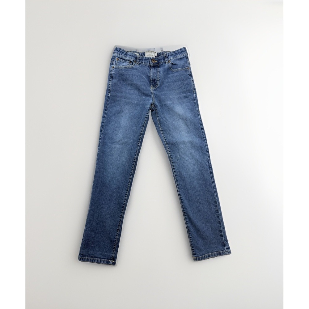 Lucky Brand Jeans Boys 18 Blue Classic Straight Leg Stretch 27x27 Denim Med Wash